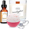 Spa Day Candle Bath Bomb &amp; Vitamin-C Serum Gift Set
