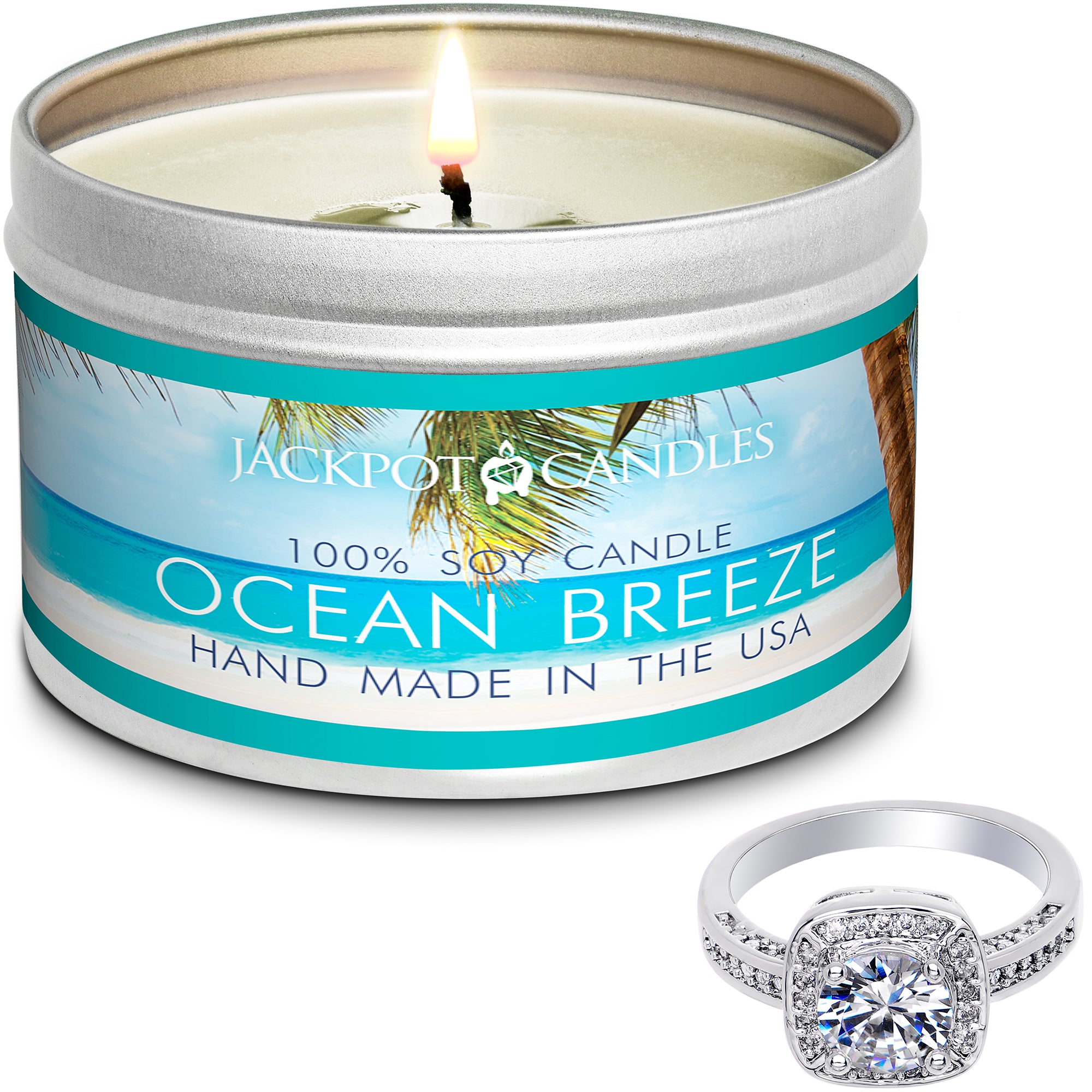 Ocean Breeze Candle Travel Tin
