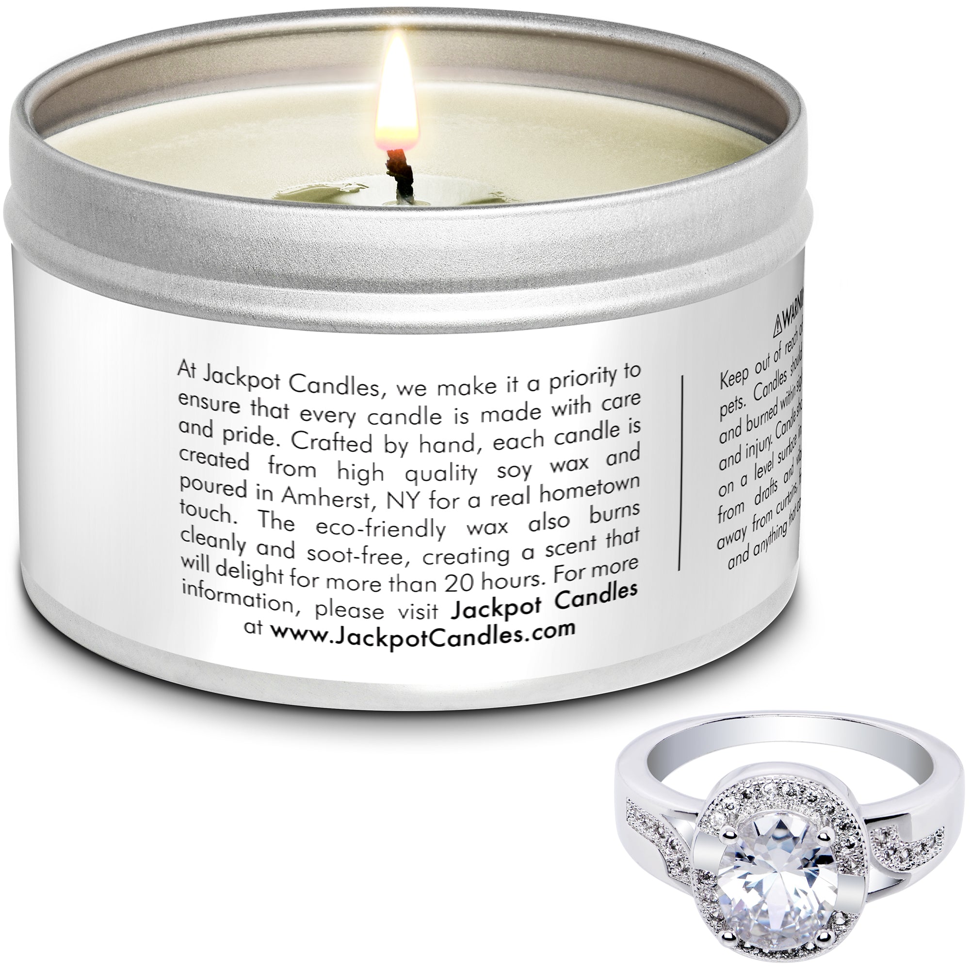 Leather and Musk Candle Travel Tin