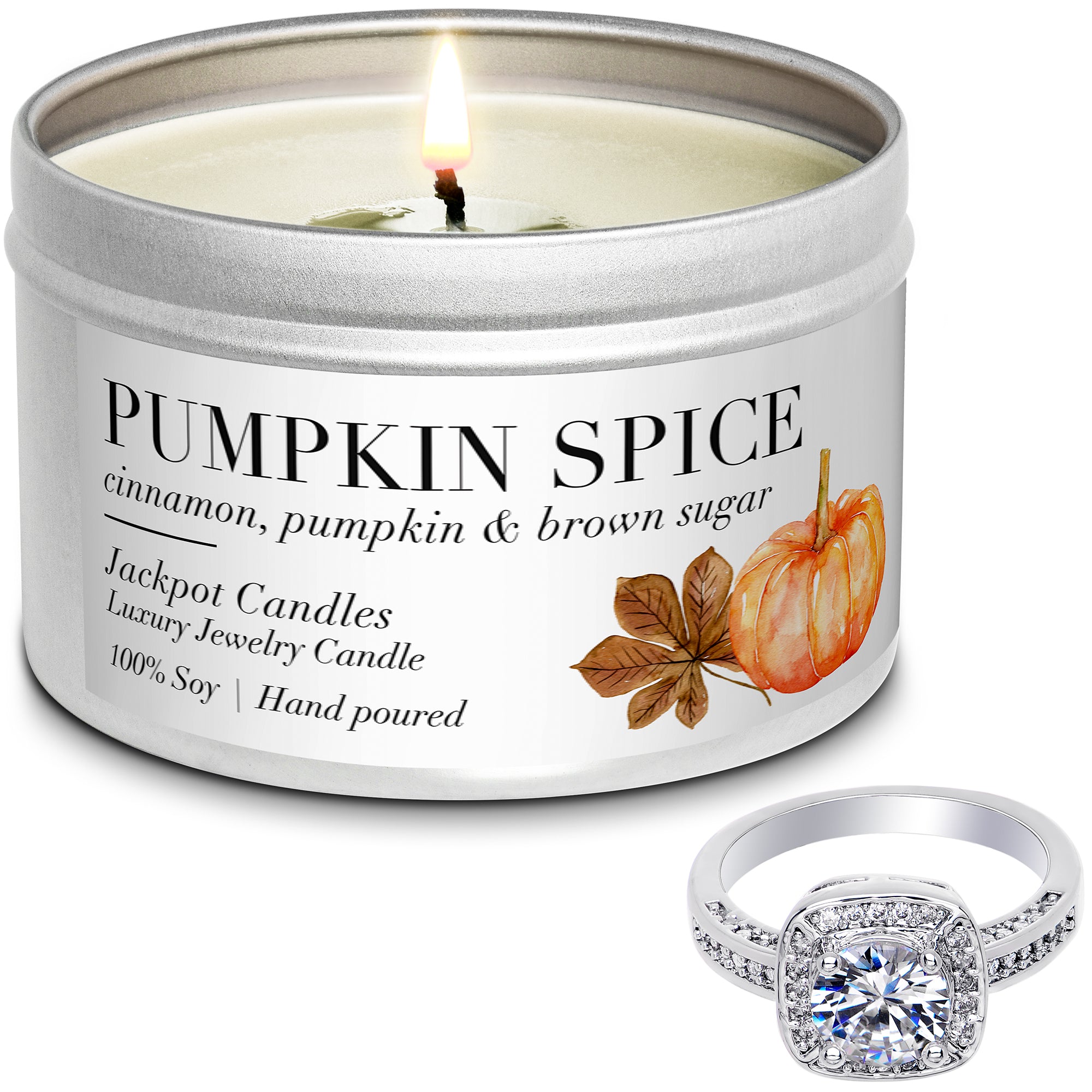 Pumpkin Spice  Candle Travel Tin