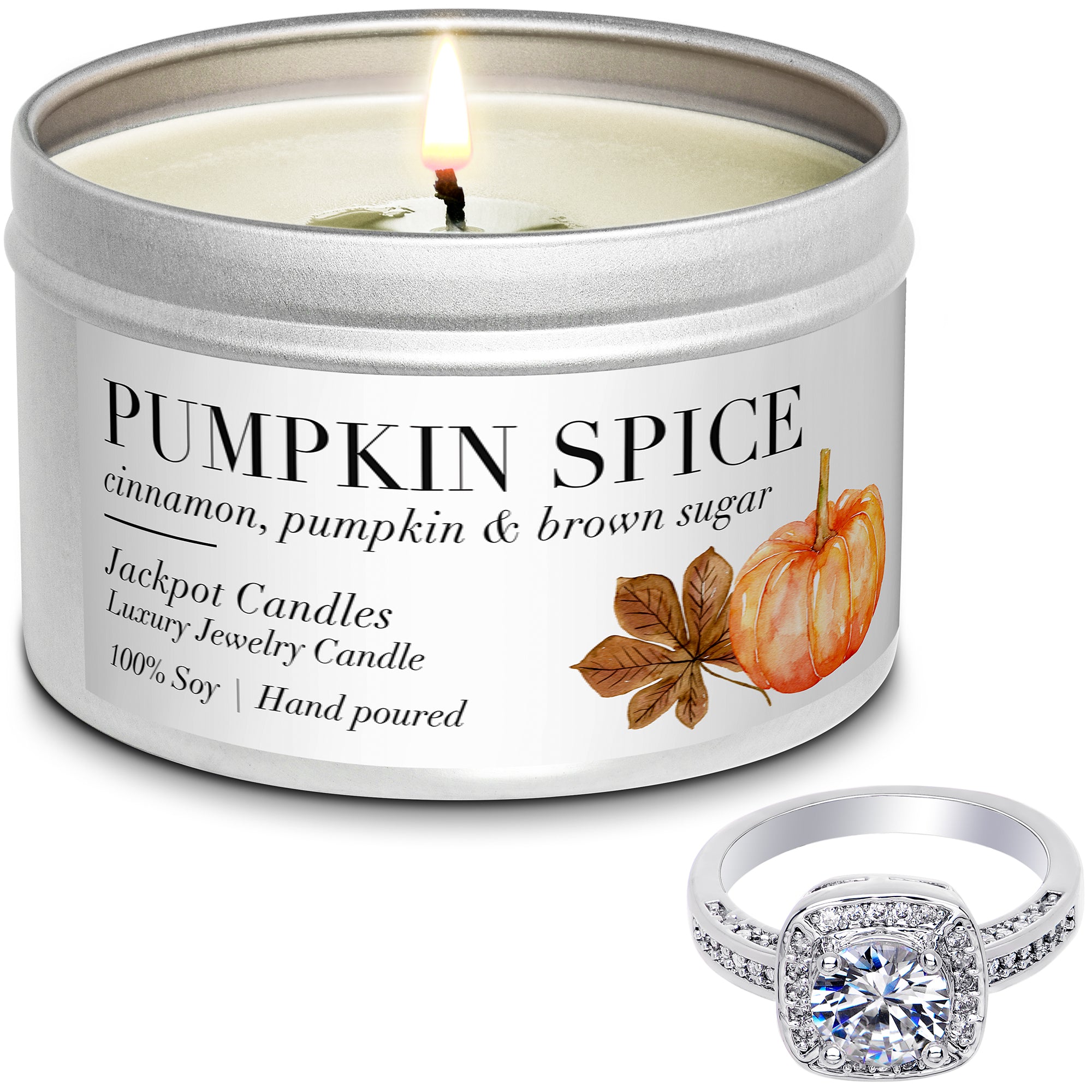Pumpkin Spice Candle Travel Tin