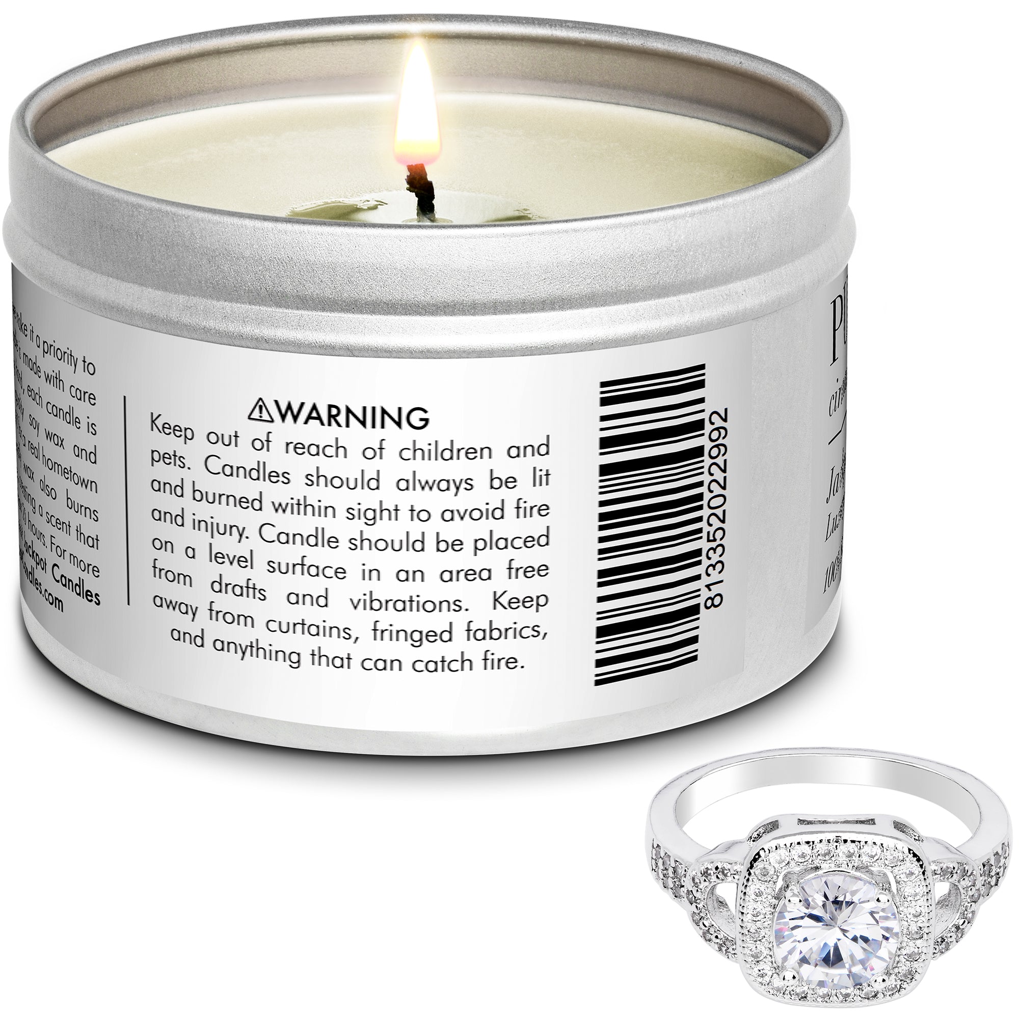 Pumpkin Spice Candle Travel Tin