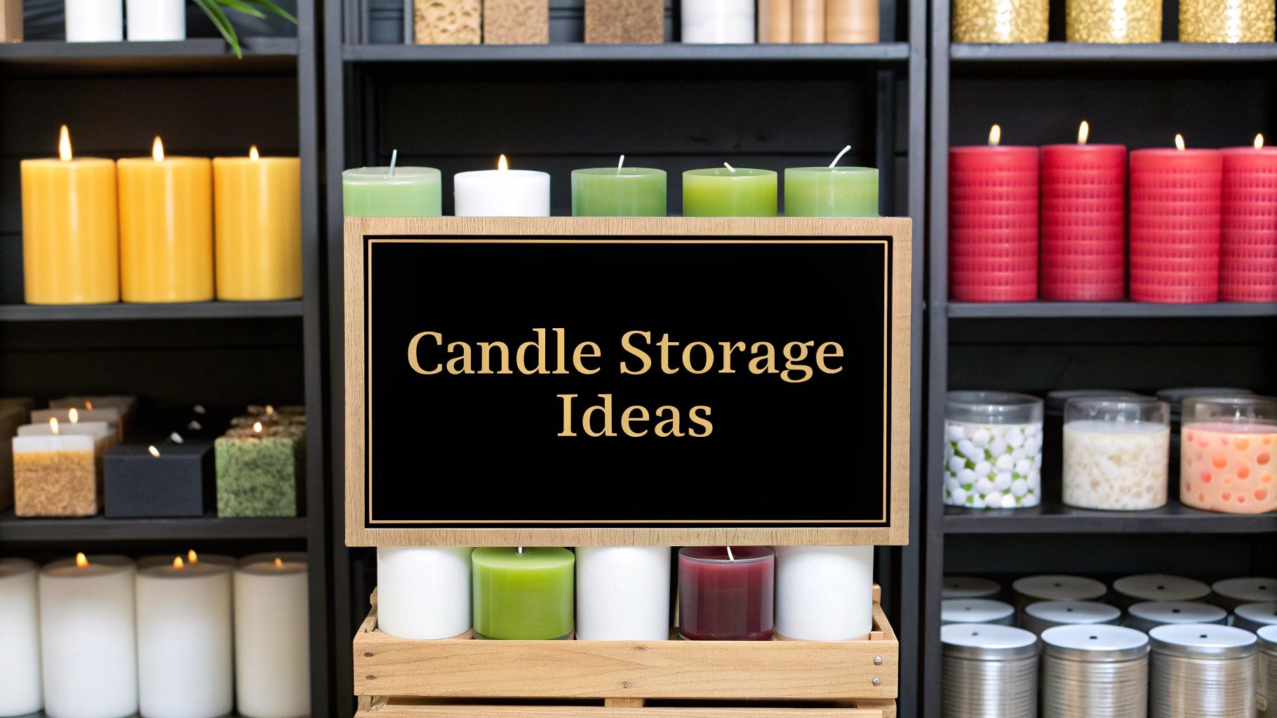 8 Brilliant Candle Storage Ideas for 2025 - Jackpot Candles