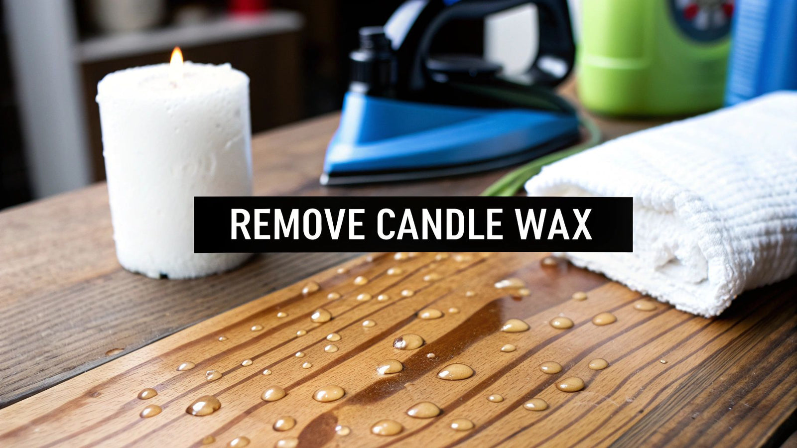 How to Remove Candle Wax From Any Surface