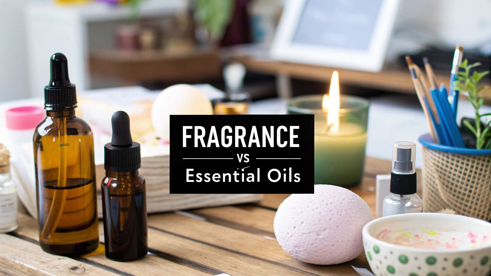 Fragrance Oils vs Essential Oils for Crafters