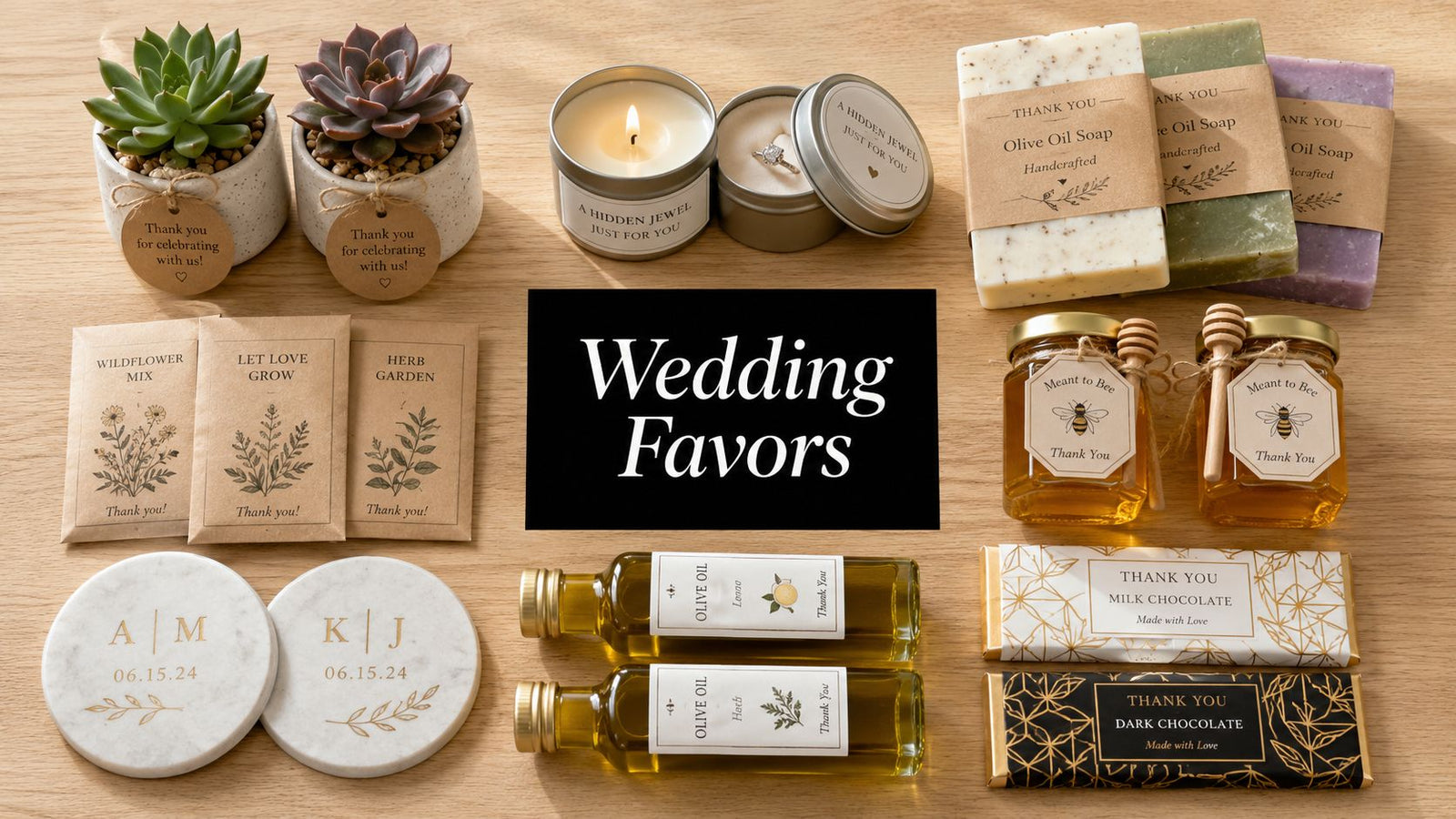 8 Unforgettable Wedding Favor Alternatives