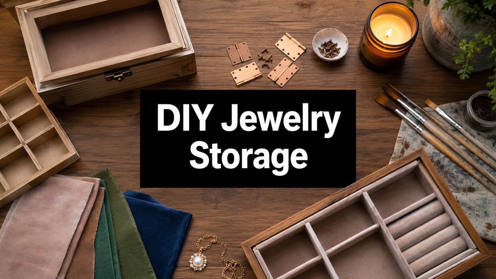 Jewellery Box Making Ideas: DIY & Creative Storage