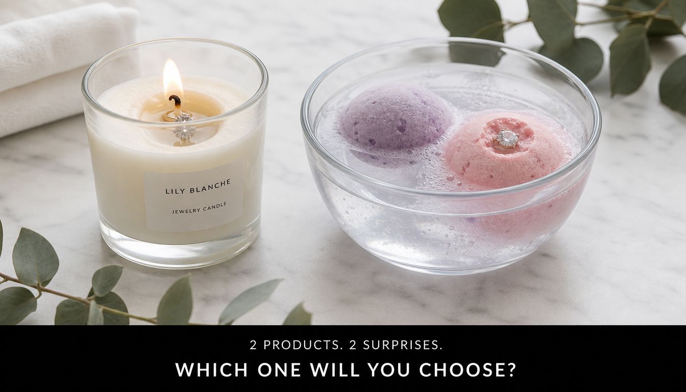 Jewelry Candles Bath Bombs