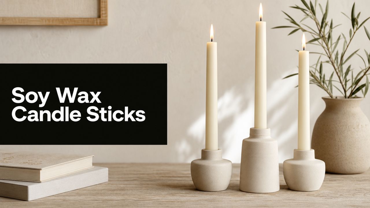 Soy Wax Candle Sticks: A Modern Home Lighting Guide