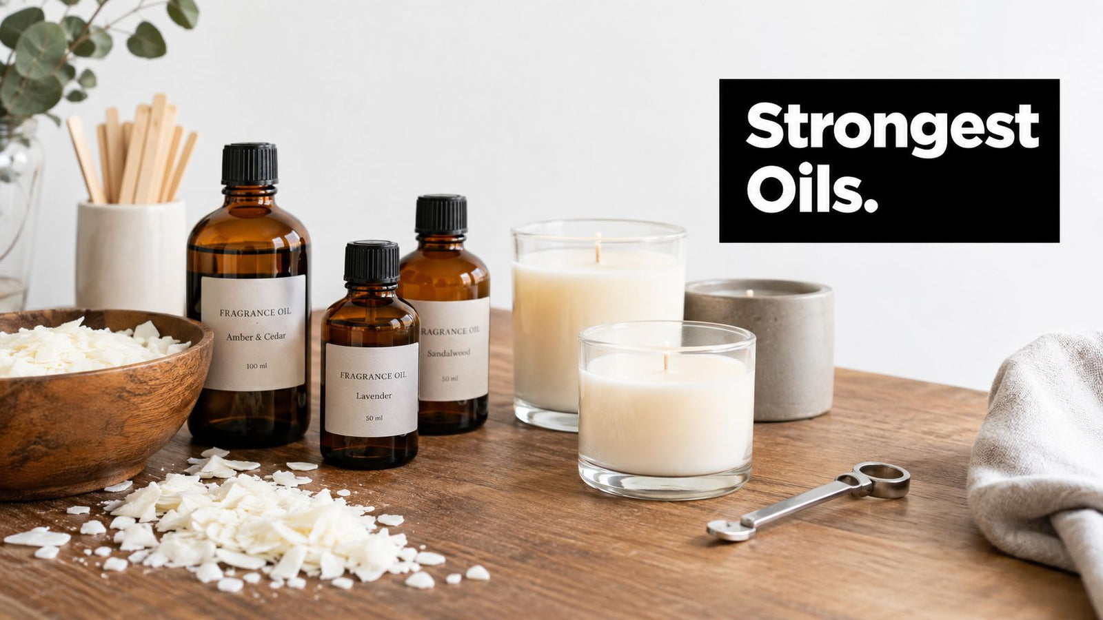 Strongest Fragrance Oils for Candles: A 2026 Buyer's Guide