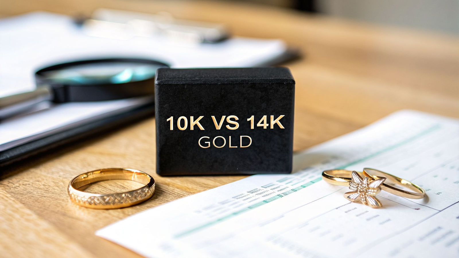 What Is the Difference Between 10K and 14K Gold