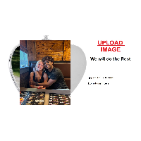 Custom Photo You Have My Heart Candle