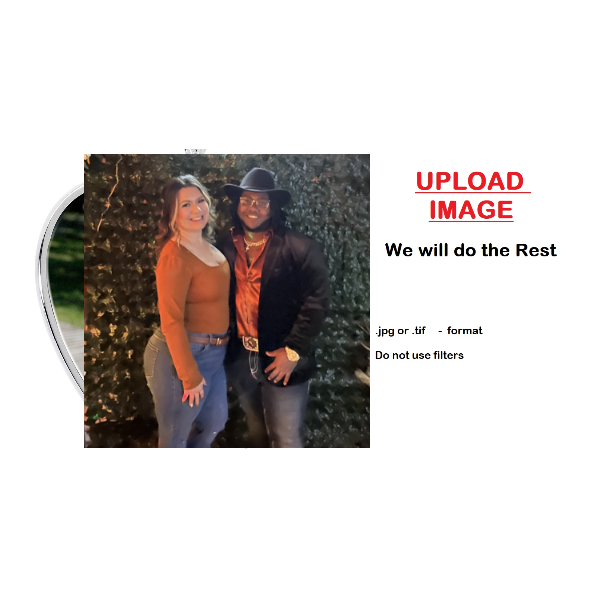 Custom Photo You Have My Heart Candle