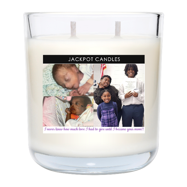Custom Label Personalized Candle