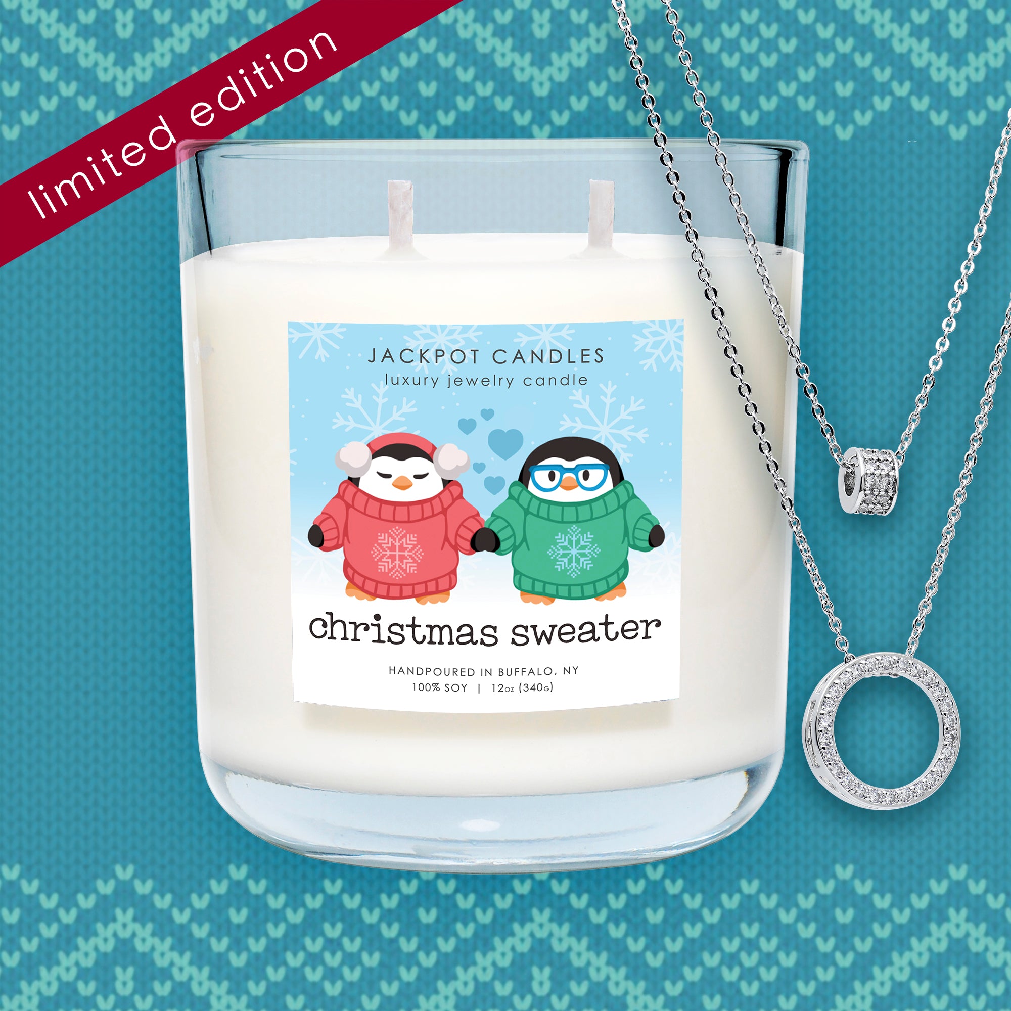 Christmas Sweater Candle