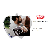 Custom Photo You Have My Heart Candle