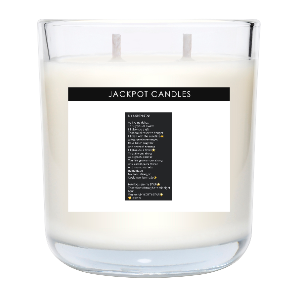 Custom Label Personalized Candle
