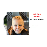 Custom Photo You Have My Heart Candle