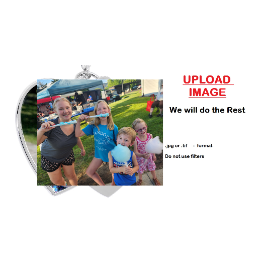 Custom Photo You Have My Heart Candle