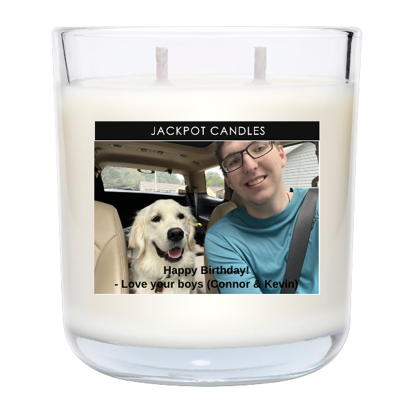 Custom Label Personalized Candle