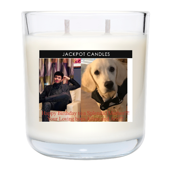 Custom Label Personalized Candle
