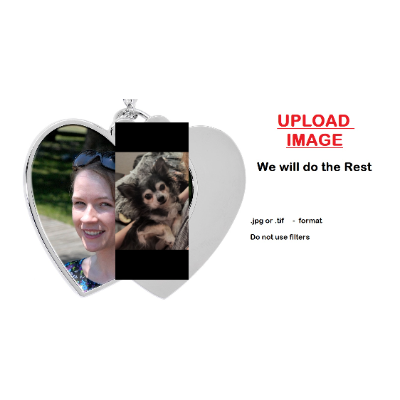Custom Photo You Have My Heart Candle