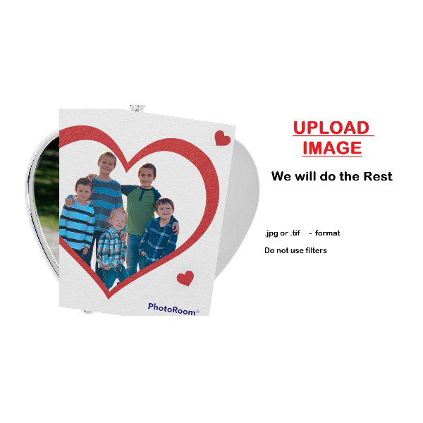 Custom Photo You Have My Heart Candle