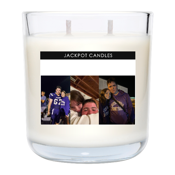 Custom Label Personalized Candle with Jewelry Ring Jackpot Candles