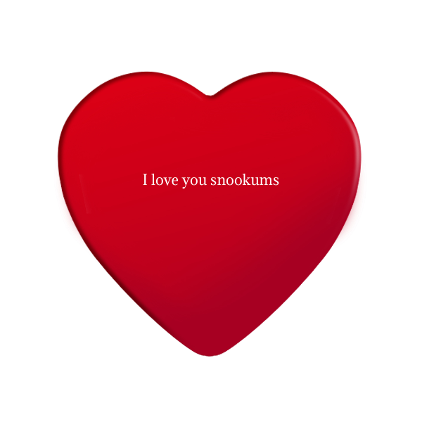 Love Note Personalized Candle
