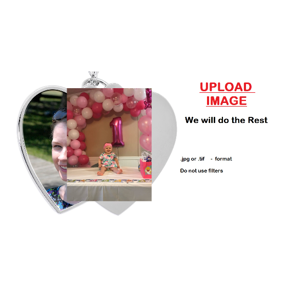 Custom Photo You Have My Heart Candle