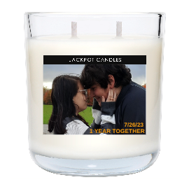 Custom Label Personalized Candle
