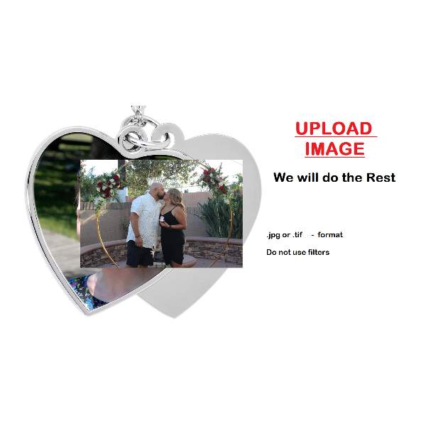 Custom Photo You Have My Heart Candle