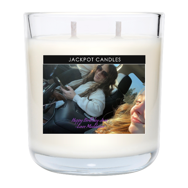 Custom Label Personalized Candle