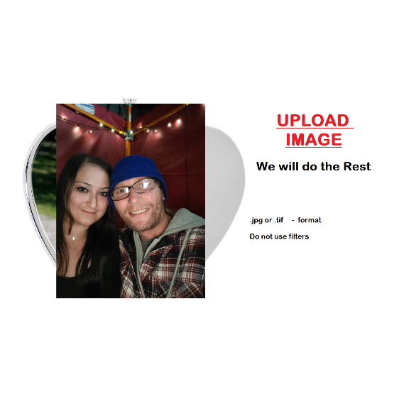 Custom Photo You Have My Heart Candle