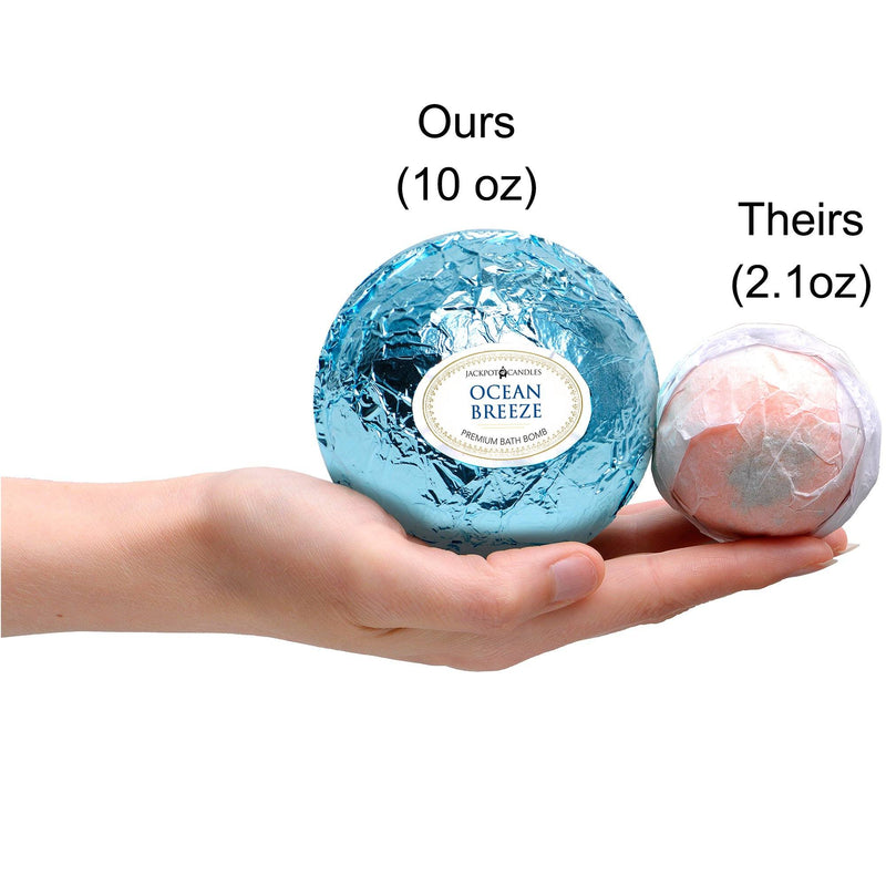Ocean Breeze Bath Bomb Jackpot Candles