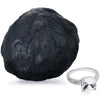 Lump of Coal Candle &amp; Bath Bomb Gift Set