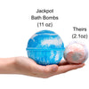Frozen Peppermint Snowflake Bath Bomb