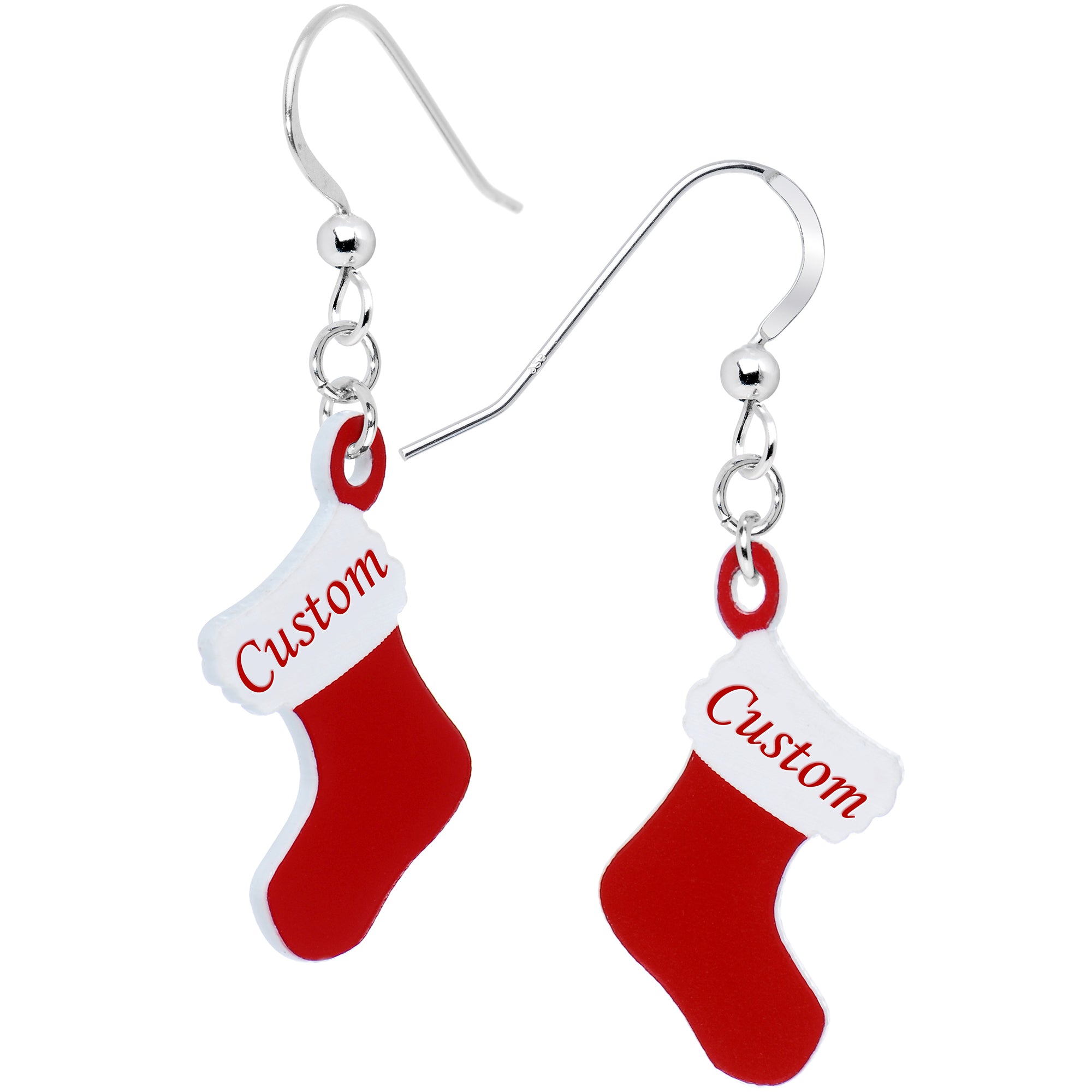 Snowman Bath Bomb Blue Hat with Customizable Christmas Stocking