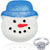 Snowman Bath Bomb with Blue Hat