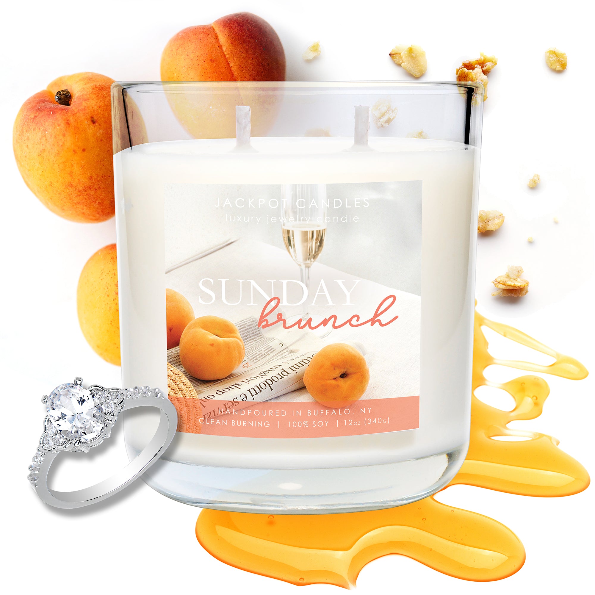 Sunday Brunch Double Wick Candle