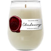 Chardonnay Wine Glass Candle