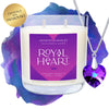 Royal Heart Candle Created with Swarovksi Cyrstals