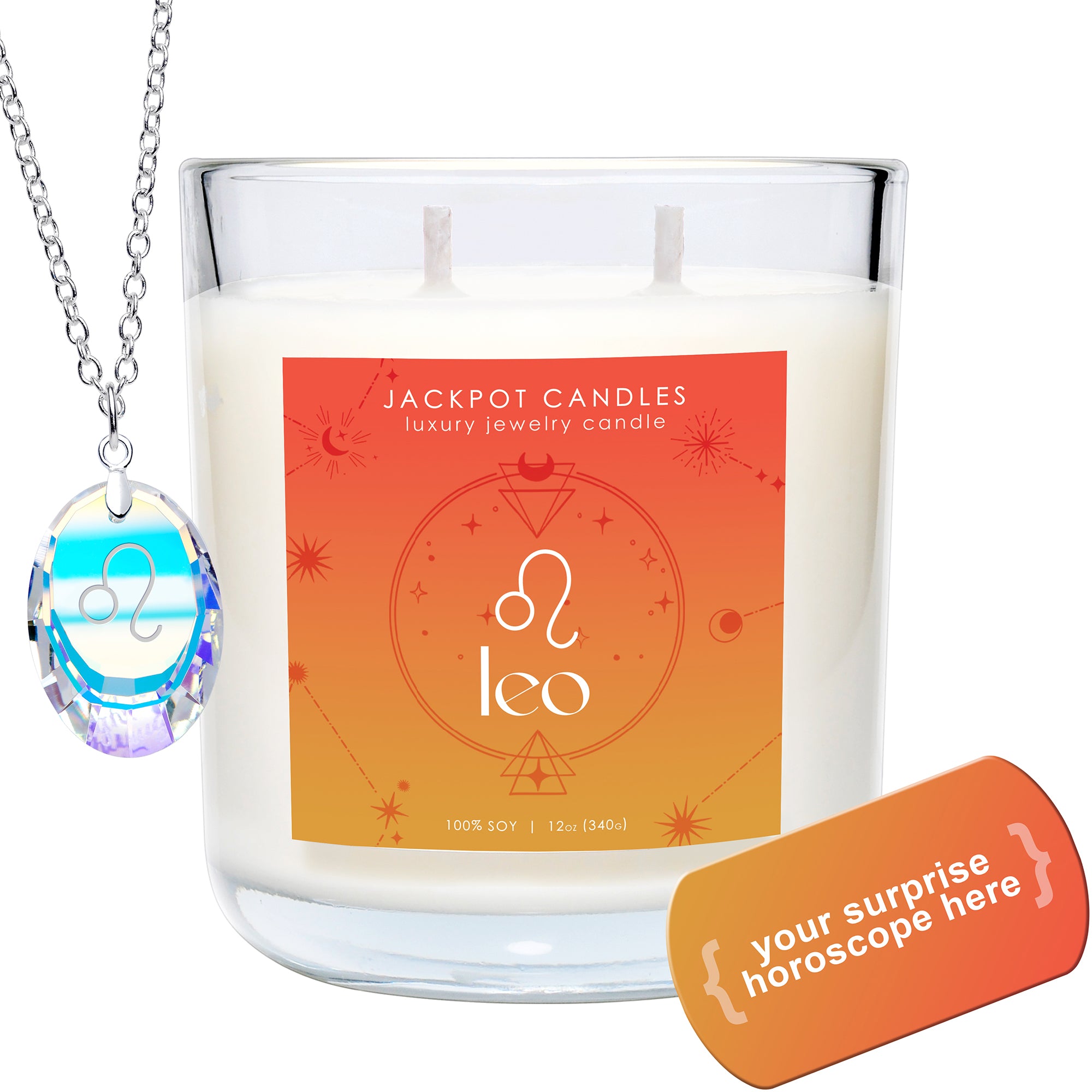 Zodiac Surprise Horoscope Candle Leo