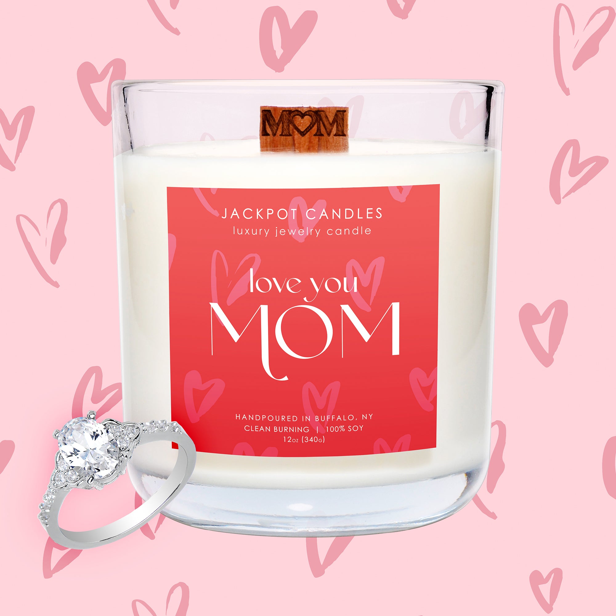 Jackpot　Candles　Mom　You　Love　Candle