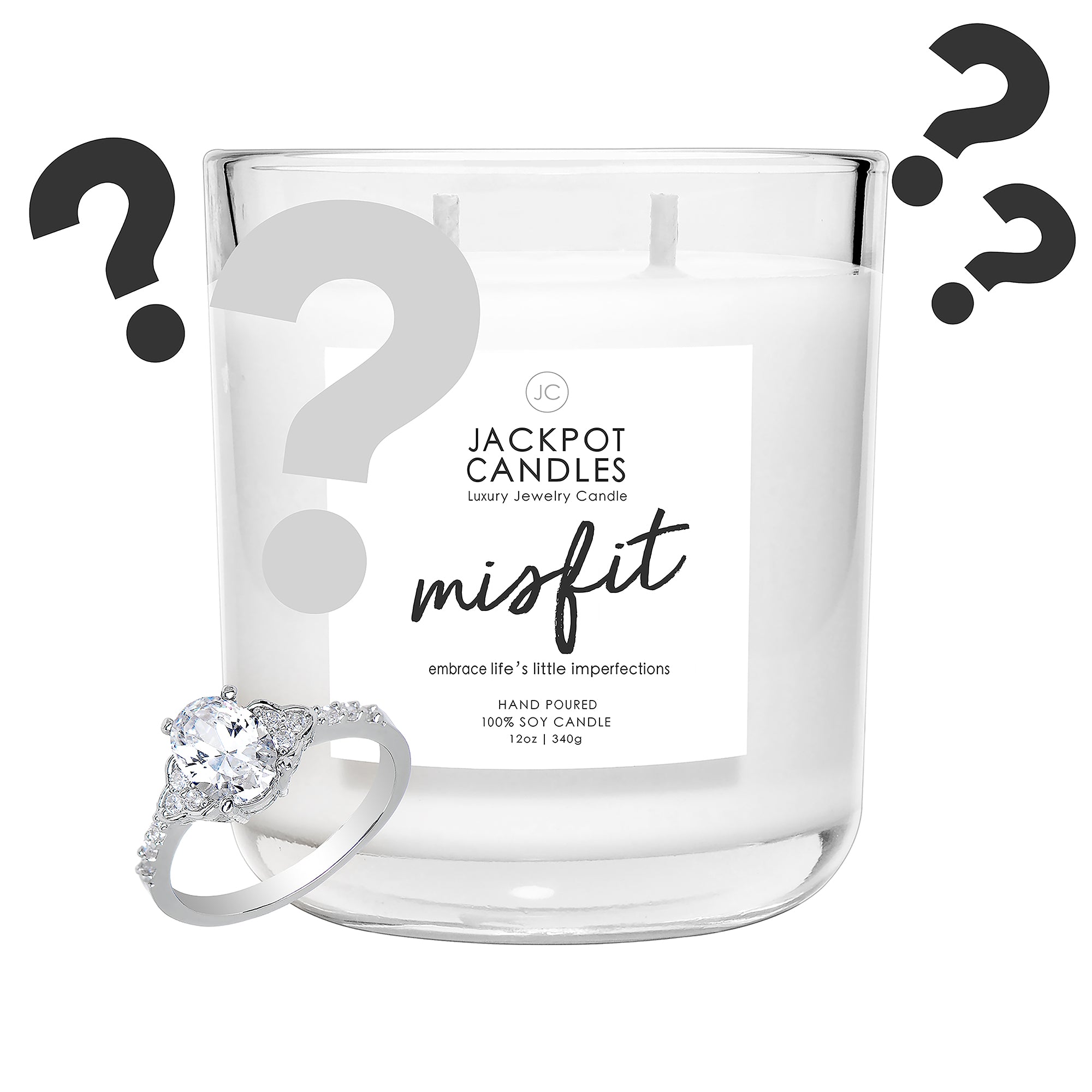 Mystery Misfit Double Wick Candle