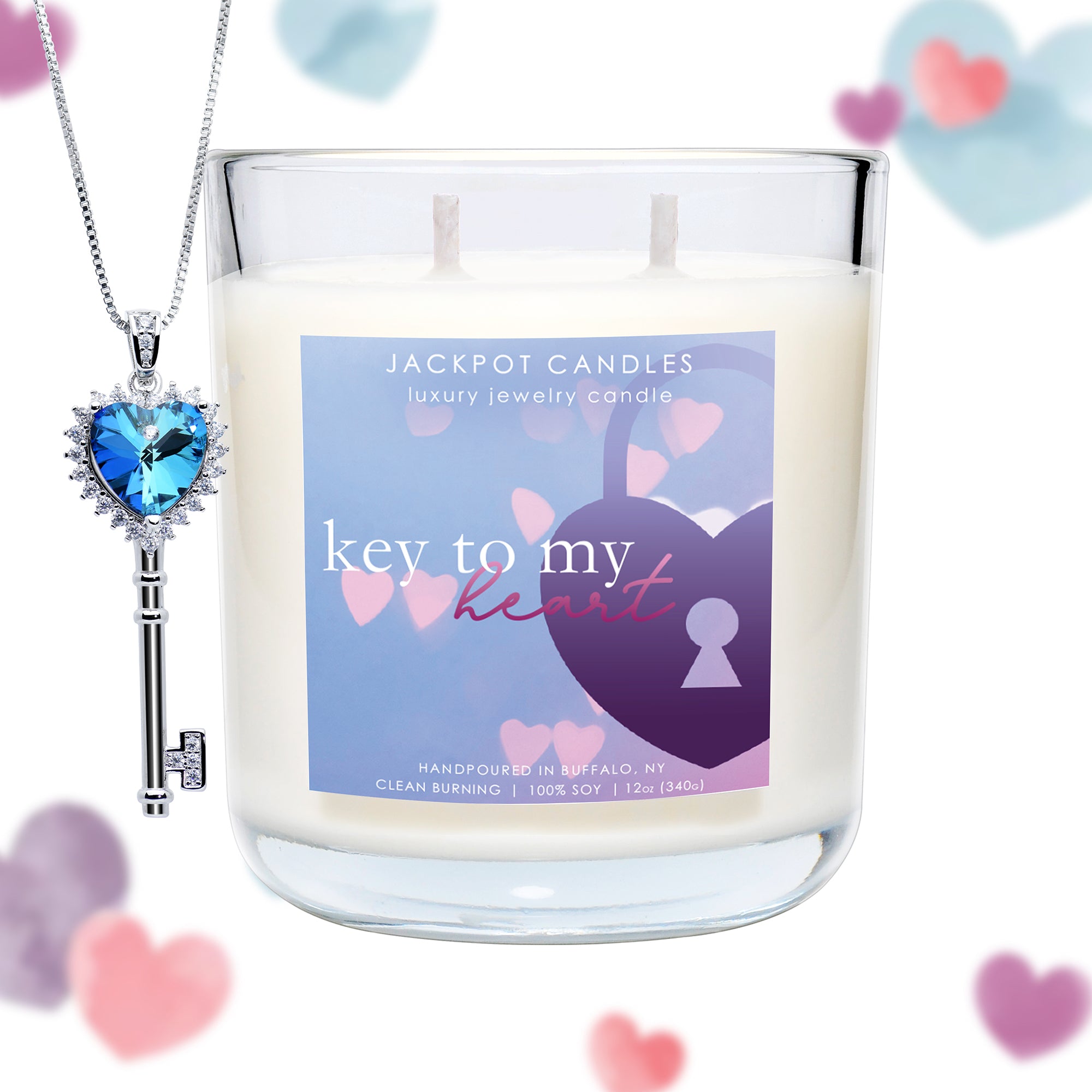 Jackpot Candle Necklace Key To My Heart Candle Jackpot Candles