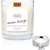 Ocean Breeze Wooden Wick Candle