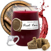 Pinot Noir Wine Glass Candle