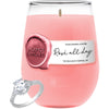 Rosé All Day Wine Glass Candle