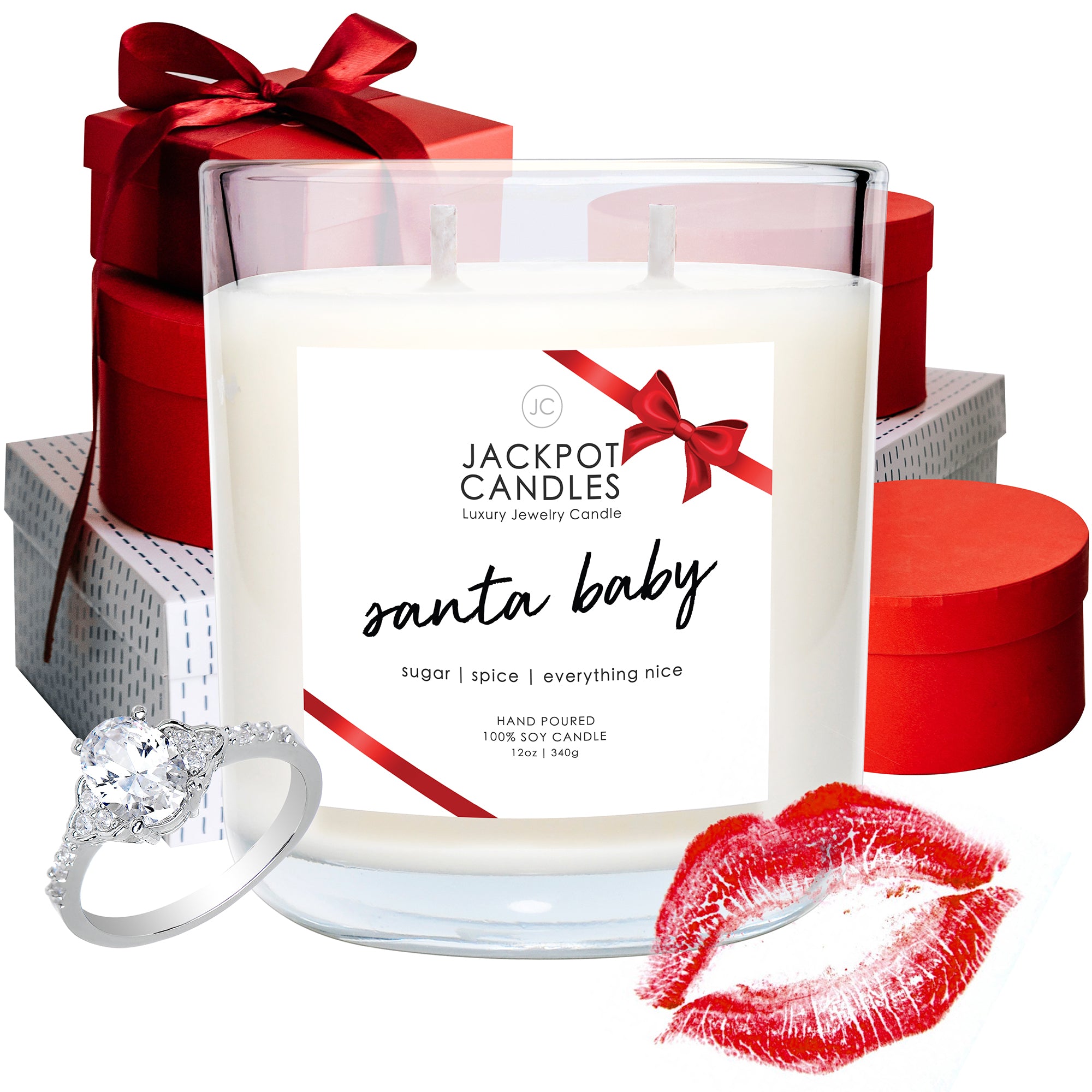 Santa Baby Candle